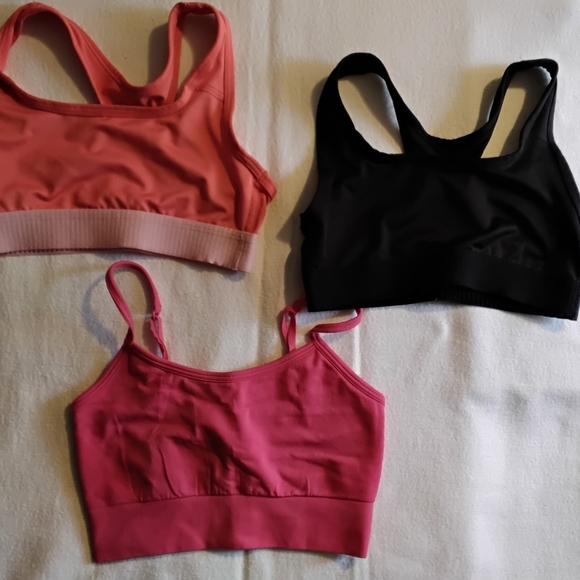 Athletic Works Other - BUNDLE OF 3 Girls Active Bras XS (4-5) Athletic Works & Wonder Nation